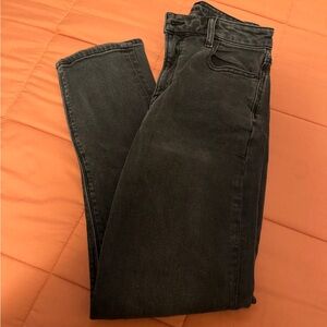 Women's Black High-Rise Slim Jeans size 0